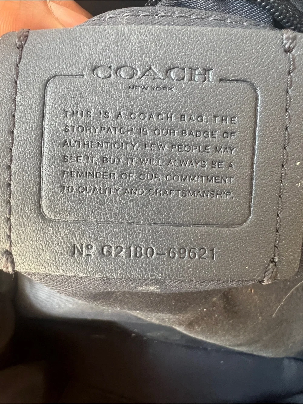 Coach Pebble Leather Lane Satchel Mist Blue